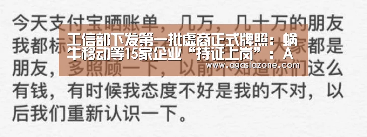 工信部下发第一批虚商正式牌照:蜗牛移动等15家企业“持证上岗”:AG竞猜(图4) AG下载